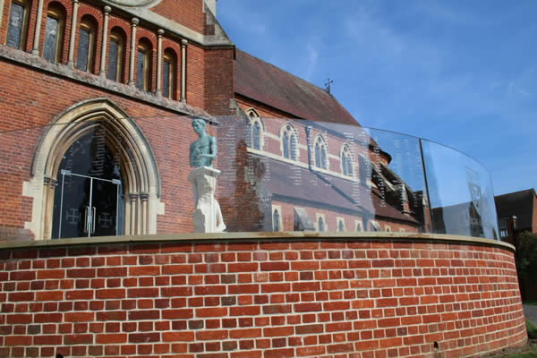 Cranleigh School Curved Glass Balustrade War Memorial