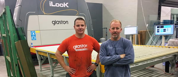 From left: Jarmo Pylkkönen, Glaston & Darin Vietmeier, United Plate Glass