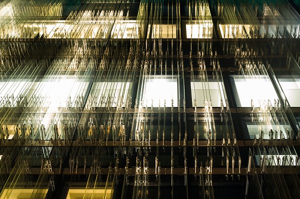ERCO individual LED lighting tools for an award-winning facade lighting concept: SPG Headquarters Geneva