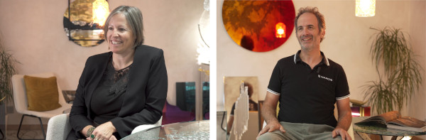  Emanuelle Zufferey, CEO (left) and Diego Micheloud, CTO (right)