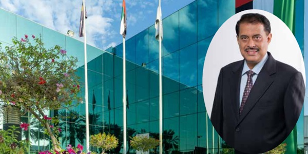 Emirates Glass HQ in Dubai, UAE, and Rizwanulla Khan, Executive President of Emirates Glass