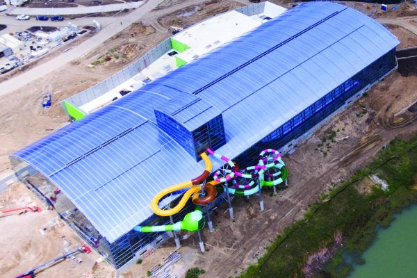 OpenAire opens Epic Waters Indoor Waterpark’s retractable roof for the first time