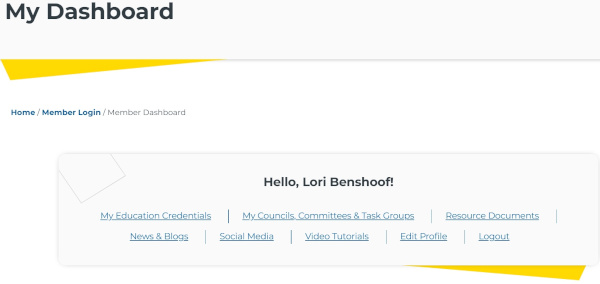 Member Dashboard