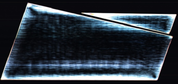 Figure 8 The impact of one pane on the other during the heat treatment on the consequent appearance of anisotropy.