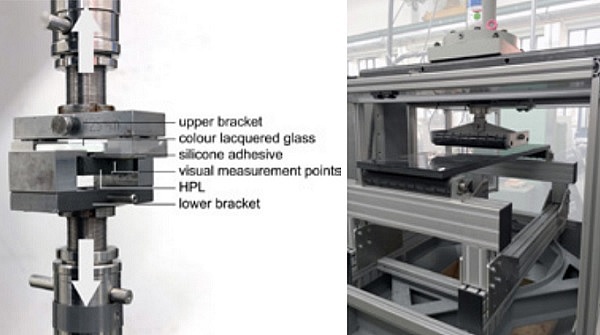 Figure 1 Test Setup | Figure 2 4-point bending test setup