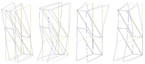 Fig. 11: Diagrams from the stability model, © Werner Sobek.