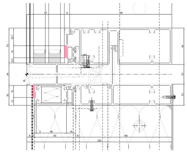 Fig. 11: Example of potential vertical section element joint for a unitized curtain wall, using DOWSIL™ TSSS for the bonding of the insulating glass and spandrel (KGC).