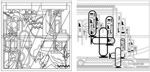 Fig. (11) Working drawings of the plates