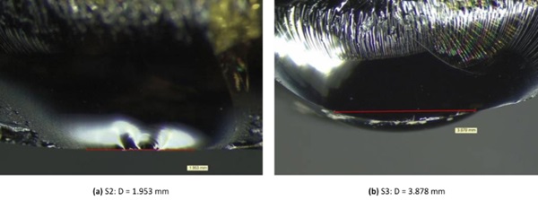 Fig. 13: Mirror Measurement - Mirror Diameter of S2 and S3.