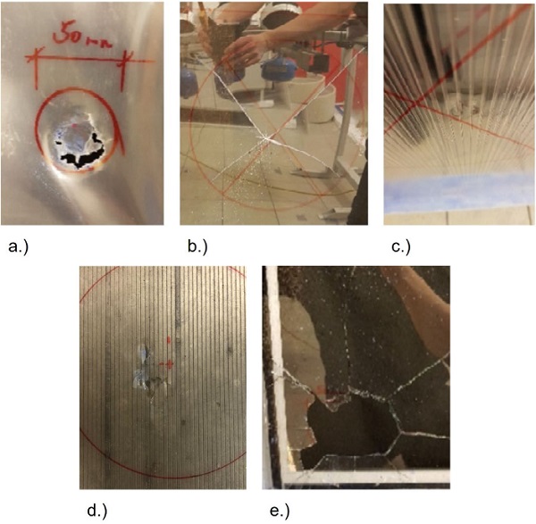 Fig. 14: Failure of test samples.