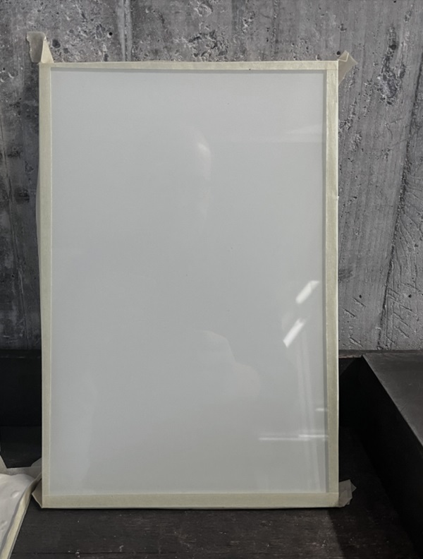Fig. 16: First white cladding sample.
