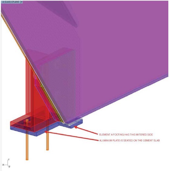Fig. 18 33-D, 2014 | Concealed base support (front)Rendering courtesy of Sarah Oppenheimer