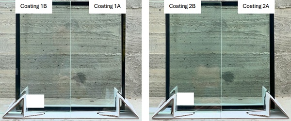 Fig. 18: Photographs of laminated IGU samples.