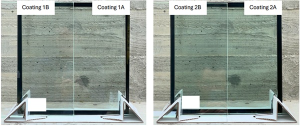 Fig. 18: Photographs of laminated IGU samples.
