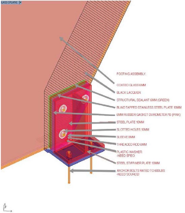 Fig. 19 33-D, 2014 | Concealed base support (rear)Rendering courtesy of Sarah Oppenheimer