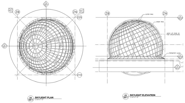 Fig.1 Overall Globe Steel geometry.