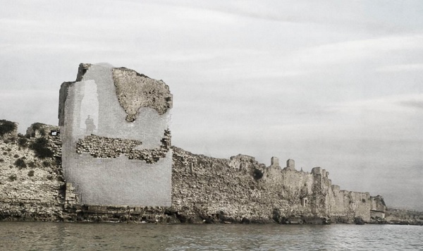 Figure 1: Fill-in-Glass Restoration design proposal for the consolidation of Bembo’s bastion in Greece [6]