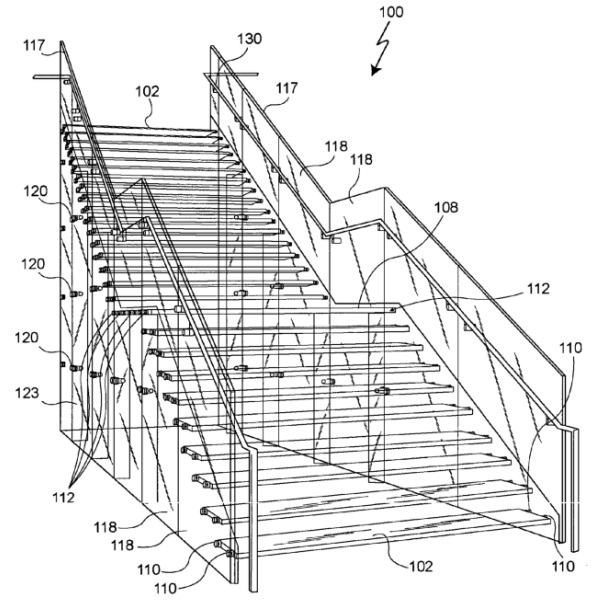 Figure 1—Apple staircase patent.