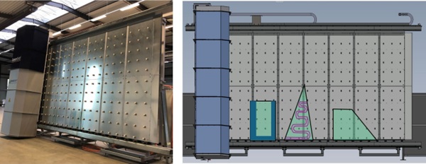 Fig. 1: Laser Glass Processing Machine.