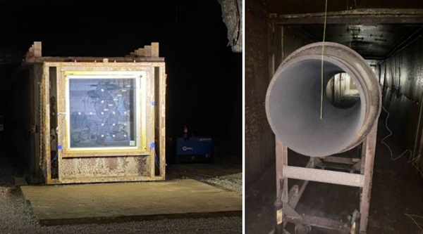 Fig.1: Blast Test Setup for Glass and Sealant Joint Performance Evaluation at University of Kentucky.