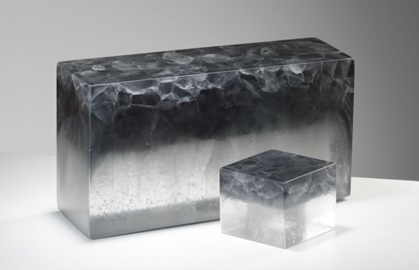 Fig 1: Downburst and Microburst, 2024, Kiln Cast Glass.