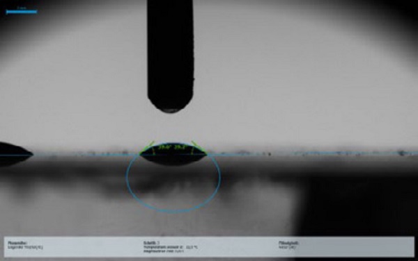 Figure 1 Spray paint on float glass