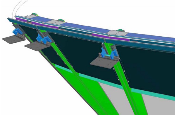 Figure 21 – BIM partial model of unitized façade