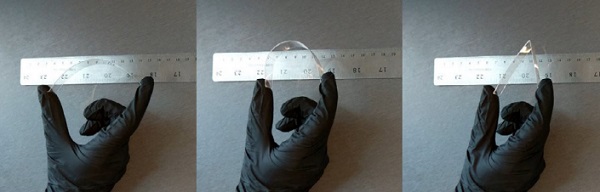 Figure 25: Bending of laminated specimen