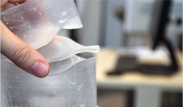 Fig. 2 Previously cast Polyurethane interlayer at TU Del