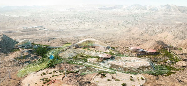 Figure 2: Oman Botanic Garden © DRC/Grimshaw Architects.