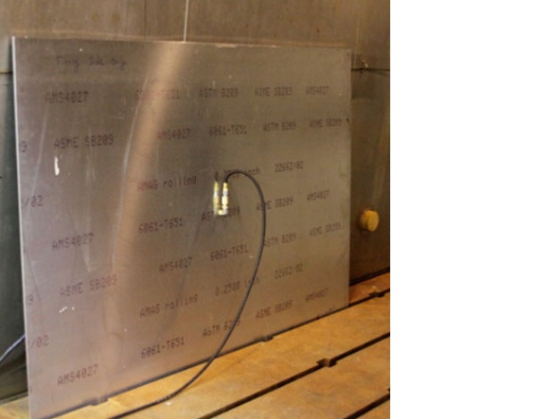 Fig. 2 Sample design 3: air injection into the bonded plate.