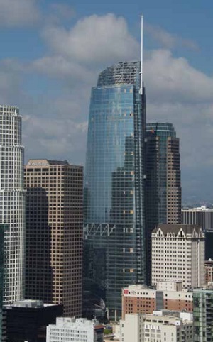 Figure 2 – The Wilshire Grand Tower under construction. [1]