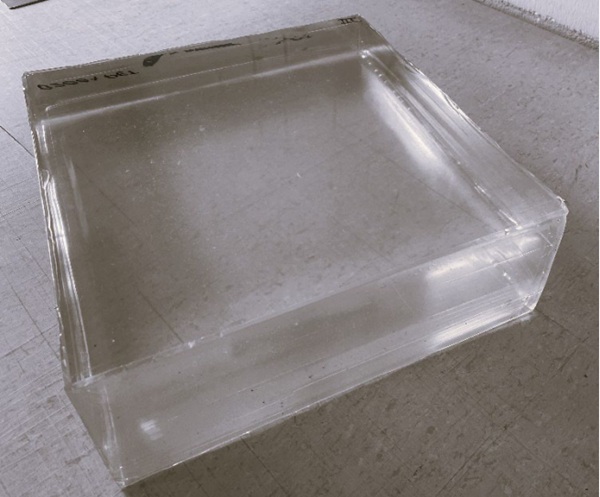 Fig. 2: example PVB interlayer block.