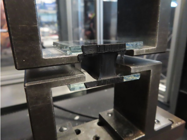 Fig. 2: ISO 8339 tensile testing of H sample.