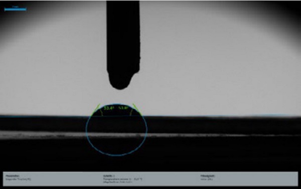 Figure 2 Spray paint on EVA film