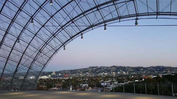 Fig. 32 Completed glass dome in November 2019. Image: Knippers Helbig.