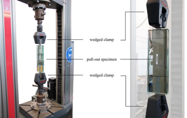 Figure 3: Pull-out test setup.