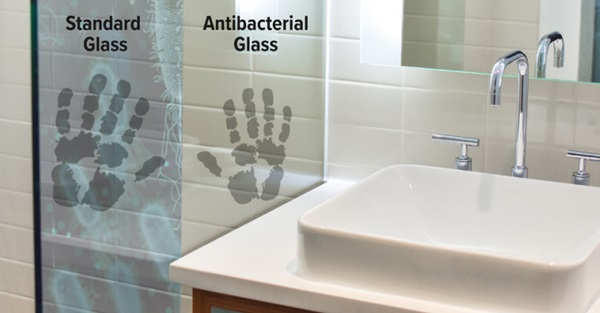 IImages 3: Antibacterial function of glass surfaces.