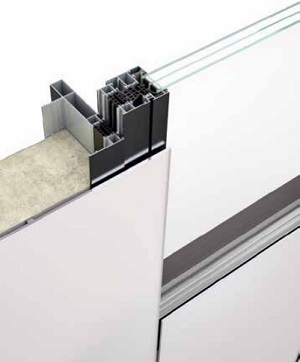 Figure 2-4: Glass-Sandwich-Façade GSF – Transition (HUECK Trigon GSP®)