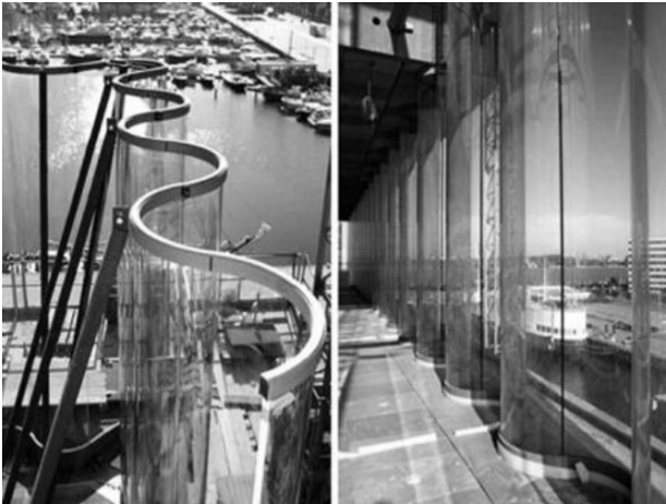 Figure 4. Corrugated panels as facades [25]