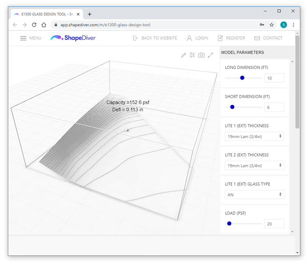 Fig. 4 – Web-based tool interface (pilot)