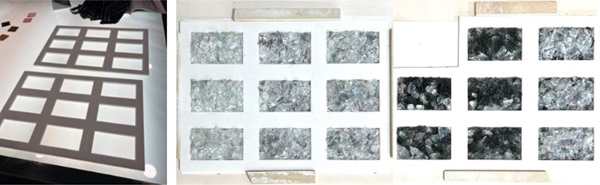 Fig. 5: Panels preparation.