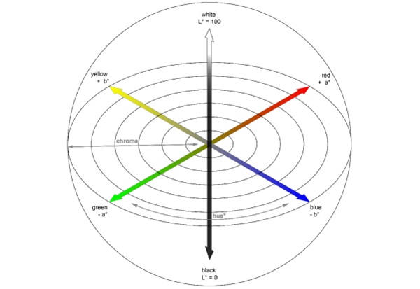 Fig. 5: CIE Lab* colour space.