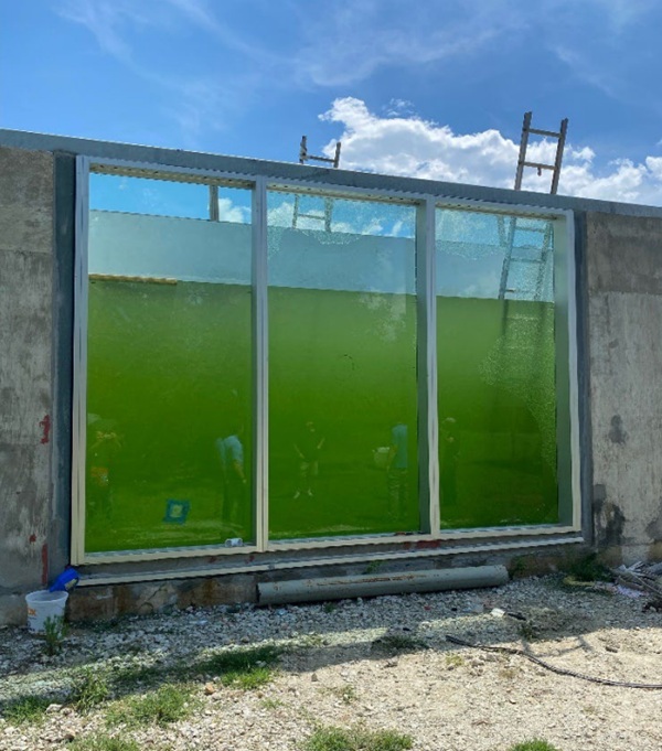 Fig. 5: Flood Mitigation testing – photo courtesy of Duke Glass Inc.