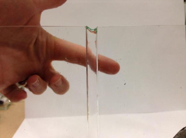 Fig. 6 picture of transparent glue.