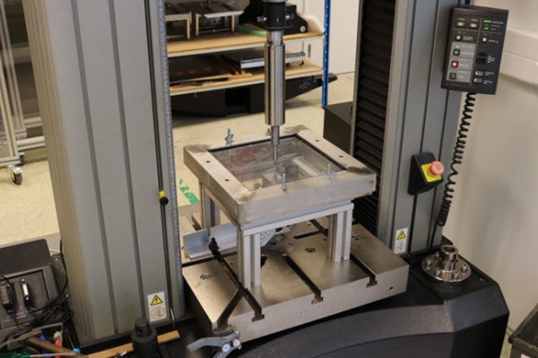 Fig. 6: Point-on-frame Testing Setup.