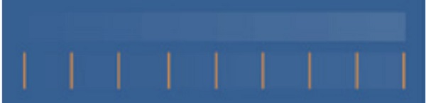 Figure 7. Left to Right Transition from 0% to 10% White and 0% to 4% White