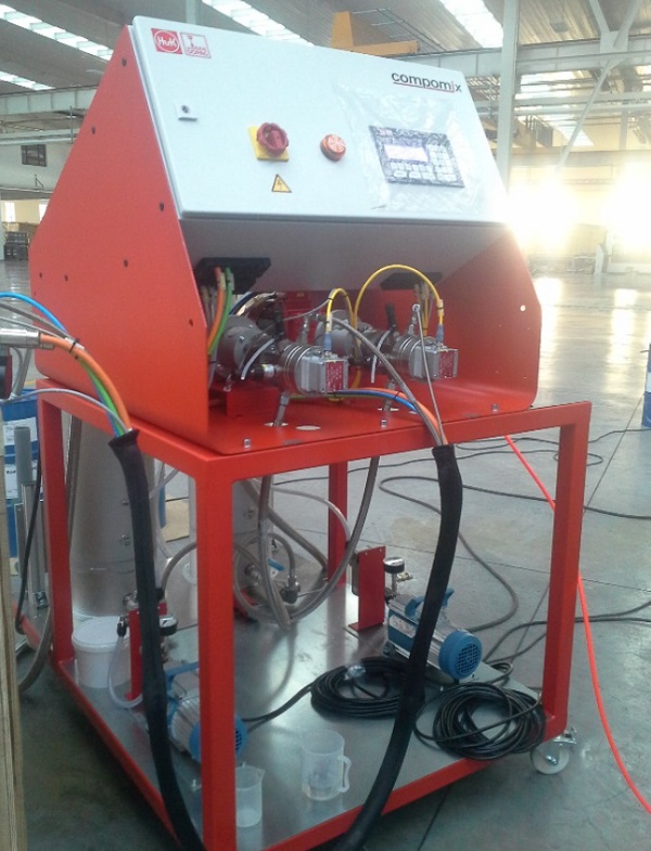 Typical multi component application equipment