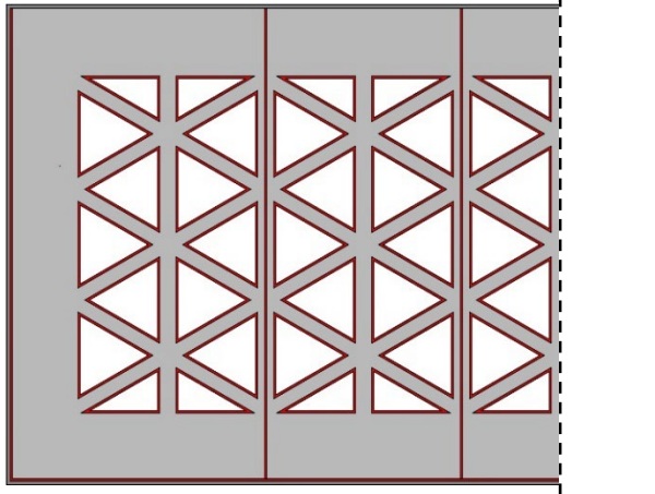 Fig. 7: Positioning of the transparent spacer tape