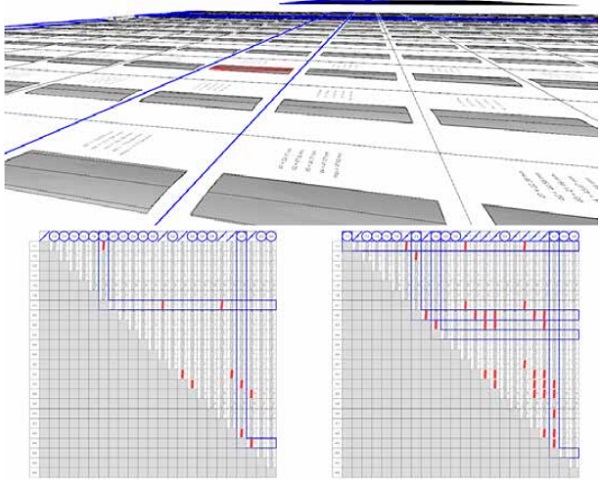 Figure 7 shows 24 pieces of most similar panels among 7600 panels were chosen to study their receptivity. Three parameters have to match to offer the repetition of cylinders: Curvature radius, Cutting pattern, direction of the cylinder. For the studied 24 reference panels, 18 different panels are needed for a tolerance of 10mm. 